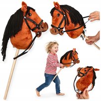 KONIK NA PATYKU KOŃ HOBBY HORSE PREMIUM GŁOWA KONIA NA PATYKU DO SKAKANIA