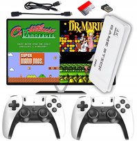 KONSOLA RETRO GRA TELEWIZYJNA HDMI 20000 GIER 15 EMULATORÓW 2 PADY + 64 GB