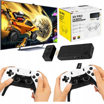 Konsola retro X9 PRO przenośna 64GB z grami i dwoma padami wentylowana - Inny producent