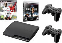 Konsola Sony Playstation 3 Slim 320 GB 2 Pady 2 Gry Komplet Sony