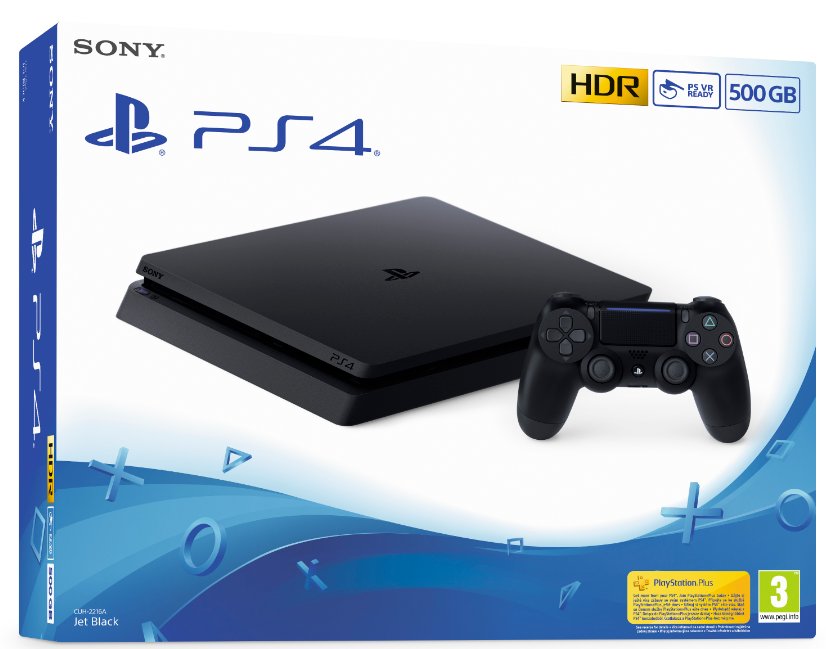 Konsola SONY PlayStation4 PS4 Slim, 500 GB - Sony Interactive Entertainment  | Gry i programy Sklep EMPIK.COM