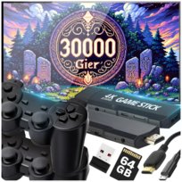 KONSOLA X2 RETRO TV GRA TELEWIZYJNA 2 PADY + 30 000 GIER POLSKIE MENU