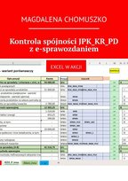 Kontrola spójności JPK_KR_PD z e-sprawozdaniem - ebook EPUB Chomuszko Magdalena