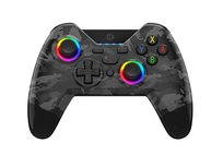Kontroler bezprzewodowy GIOTECK WX4+ Wireless RGB Controller Czarny Camo do Nintendo Switch