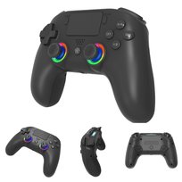 Kontroler bezprzewodowy ps5  pc rgb aux funkcja turbo czarny + kabel usb c