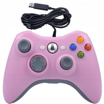 Kontroler Pad Przewodowy Do Xbox 360 Pc Różowy - Inny producent