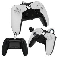 Kontroler Przewodowy Hyperkin Competitor do Xbox i PC - Biały z Programowalnymi Przyciskiami i Czujnikami Halla