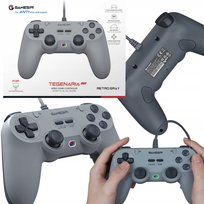 Kontroler Przewodowy Pad Gamesir Tegenaria Lite Szary PC Android Switch iOS