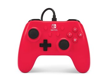 Kontroler Przewodowy Powera Do Konsoli Nintendo Switch — Raspberry Red, Gamepad, Kontroler Gier, Kontroler Przewodowy, Oficjalna Licencja - Acco