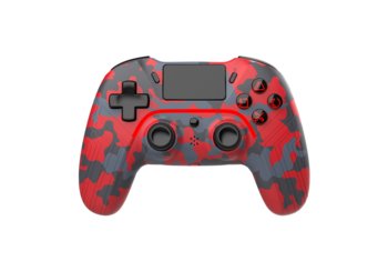 KONTROLER PS4 QSP462 CAMO RED BEZPRZEWODOWY - Cobra