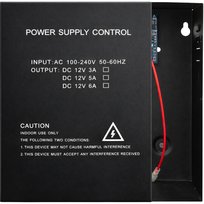 KONTROLER ZASILACZ STEROWNIK 230V AC DO 12V DC 5A DO ELEKTROZACZEPU ZAMKA