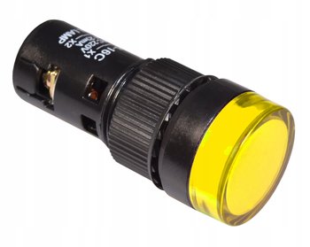 Kontrolka sygnalizacyjna 16mm LED APT 12V żółta - Inny producent