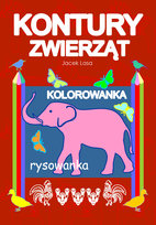 Kontury zwierząt kolorowanka, rysowanka Jacek Lasa
