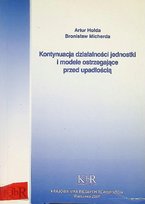 Kontynuacja działalności jednostki i modele ostrzegające przed upadłością Hołda Artur, Micherda Bronisław
