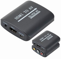 Konwerter Adapter obrazu z HDMI na AV RCA HP