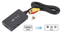 Konwerter Adapter obrazu z HDMI na AV RCA PAL/NTSC HP