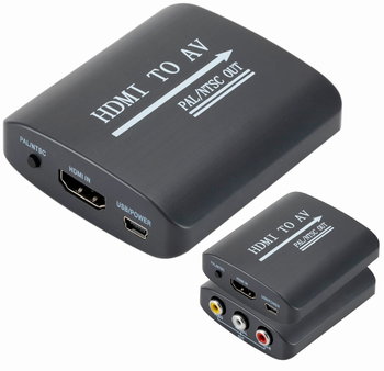 Konwerter Adapter obrazu z HDMI na AV RCA - HP