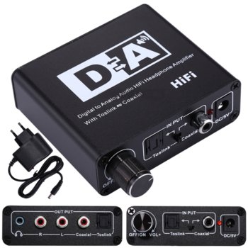 Konwerter Audio Dac Cyfrowy Na Analogowy Toslink - Inny producent