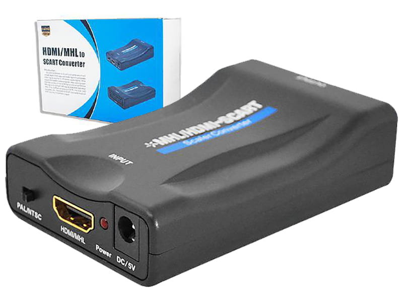 Zdjęcia - Odtwarzacz multimedialny Konwerter audio video HDMI na Euro Scart LXHD127