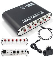 Konwerter / Dekoder Dźwięku Dts / Ac3 Na 5.1 / 2.1 Toslink HP