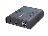Konwerter HDMI na IP + przedłużacz USB Spacetronik KVM dodatkowy odbiornik Spacetronik
