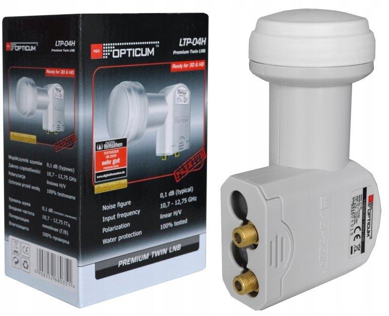 Konwerter Opticum TWIN PREMIUM do Dekodera Antena Polsat Canal+ Multiroom