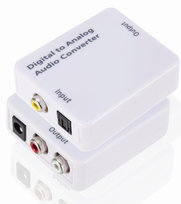 Konwerter Optyczny Dźwięku Coaxial Toslink - Rca 2X Chinch Analog HP