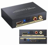 Konwerter / Separator Z Hdmi Na Hdmi + Audio Toslink Spdif HP