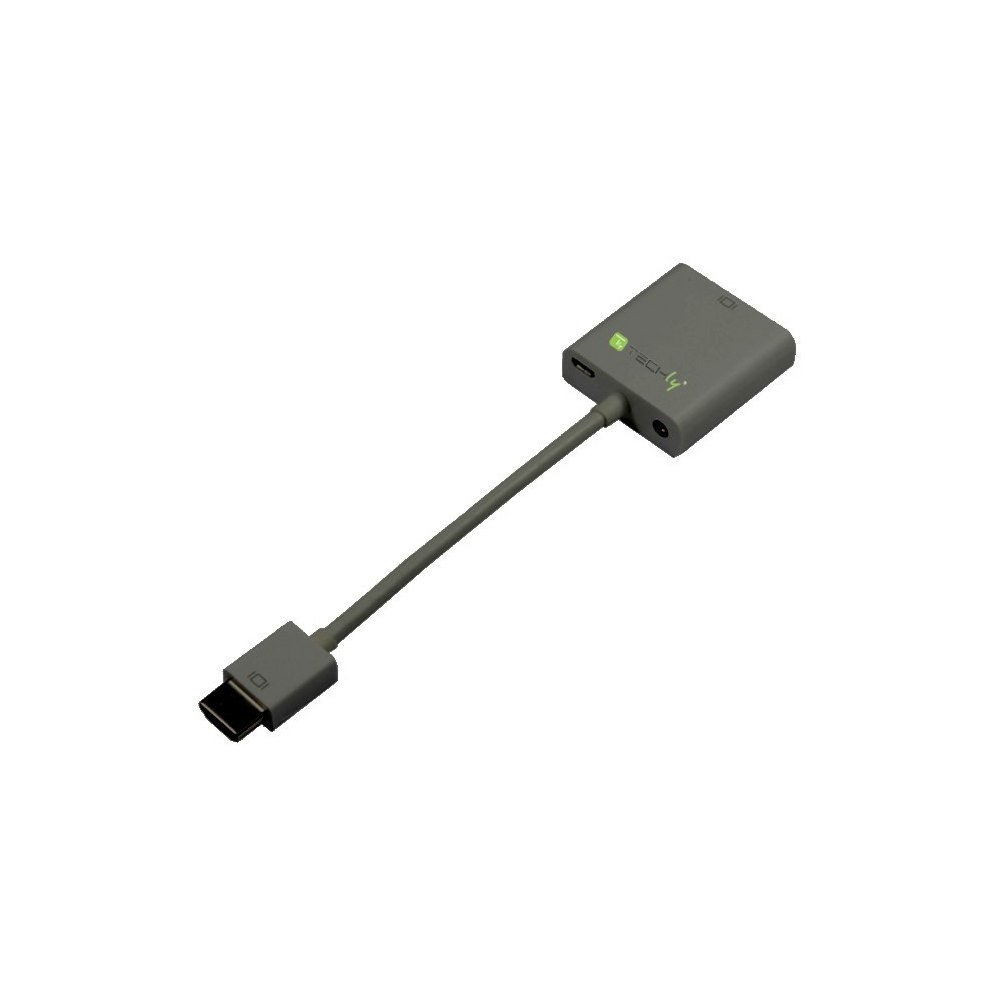 Фото - Кабель TECHLY Konwerter  HDMI / VGA M/F z Audio zasilanie MicroUSB 
