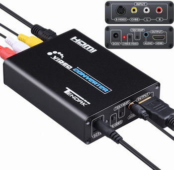 Konwerter z AV / S-Video na HDMI + audio jack 3,5 mm - HP