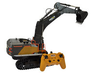 Koparka Zdalnie Sterowana Huina 1592 1:14 Metal Rc