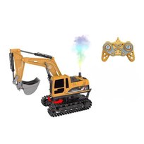 Koparka zdalnie sterowana, pełny zakres sterowania, sygnały dźwiękowe i świetlne, imitacja spalin - atomizer mgiełki wodnej