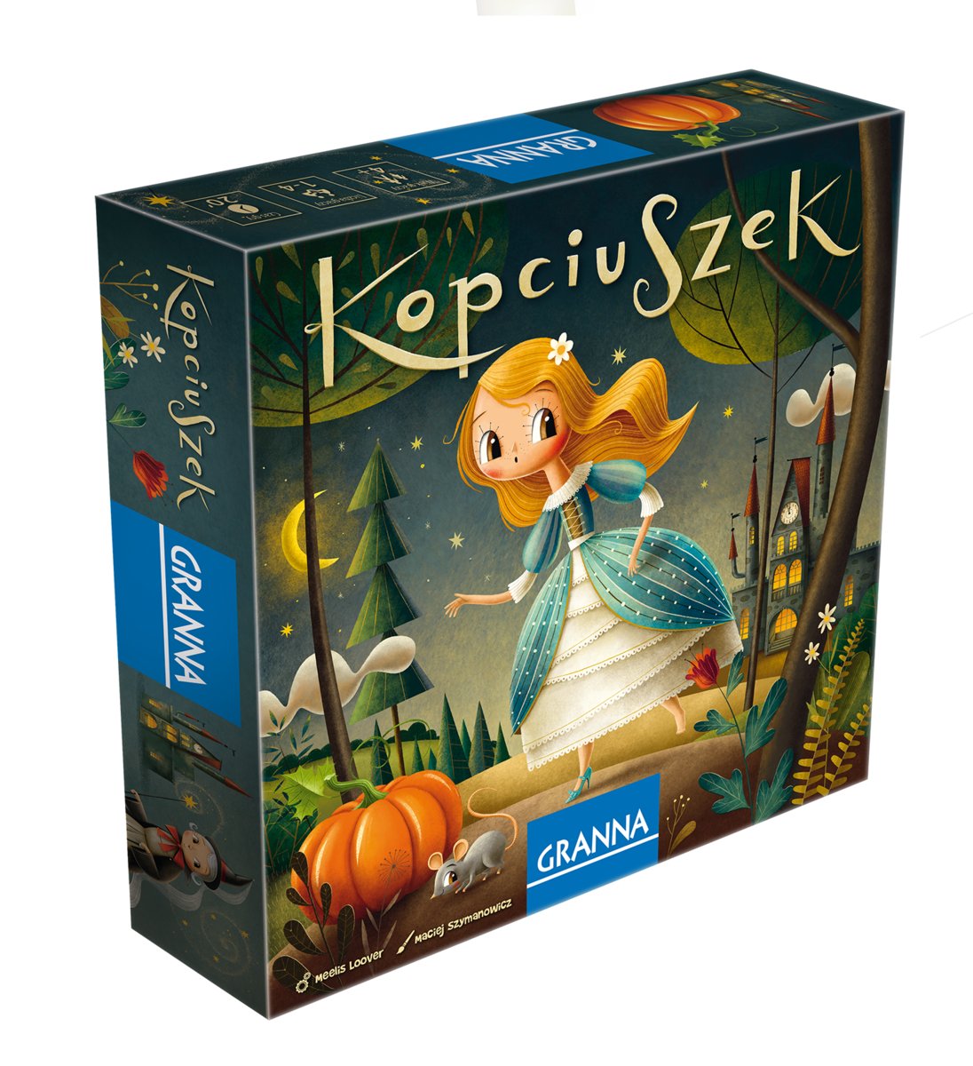 Kopciuszek, gra planszowa, GRANNA