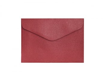 Koperta C6 Pearl czerwony K, 150g/m2, op/10szt. - Galeria Papieru