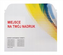 KOPERTA KARTONOWA Z NADRUKIEM 240x335 (250G) 1000 szt. - 2 KOLORY