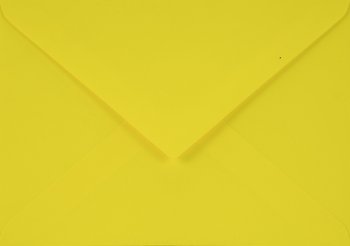 Koperta ozdobna, C6 NK, Limone żółta, 10 sztuk - Sirio Color