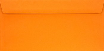 Koperta ozdobna, DL NK, Burano, Arancio Trop, pomarańczowa