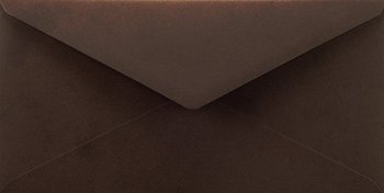 Koperta ozdobna, DL NK, Sirio Color, Cacao, brązowa