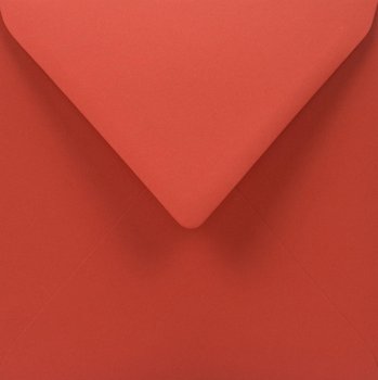 Koperta ozdobna, K4, Woodstock Rosso czerwona