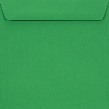 Koperta ozdobna, kwadratowa, K4 NK, Burano, Verde Bandiera, zielona