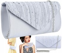 Kopertówka Torebka Błyszcząca Wizytowa Wieczorowa