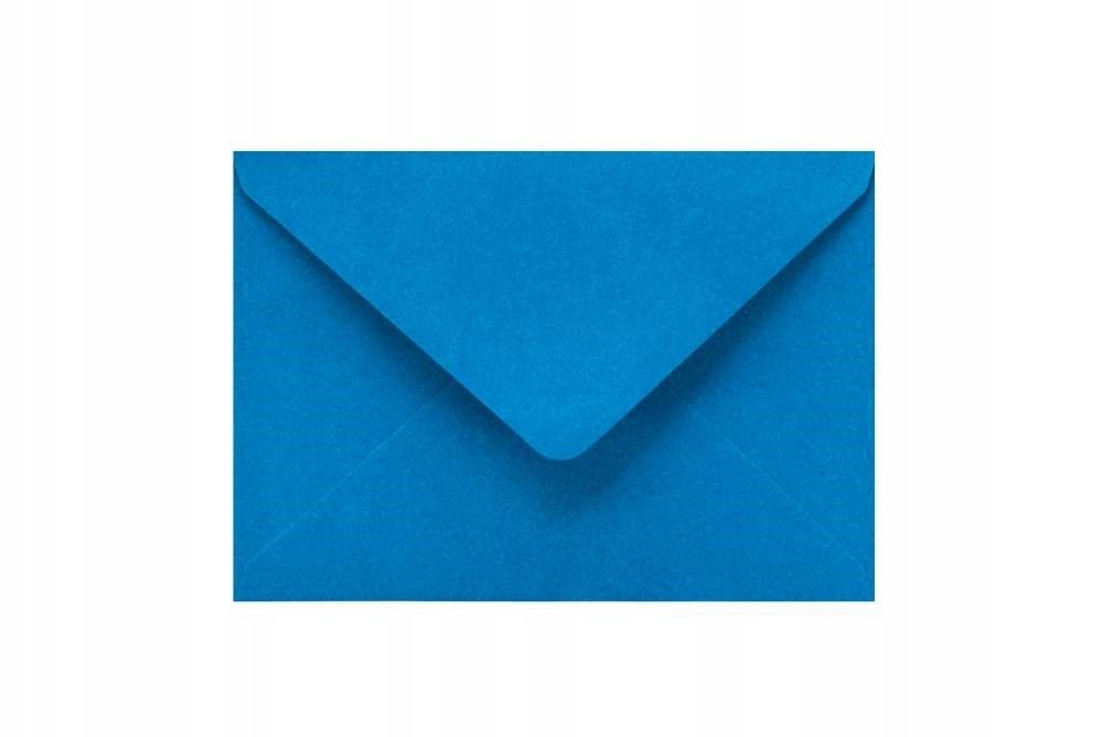 Koperty Koperty B6 Niebieskie Eleganckie Na Zaproszenia 120g 50szt - Neopak ...