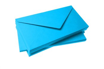 Koperty kolorowe błękitne ciemne 100g DL 10szt nr 100 - Mazak