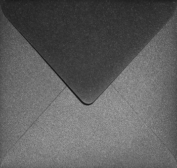 Koperty kwadratowe Aster Metallic czarne 5szt.