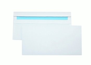 Koperty listowe biurowe zwykłe białe DL SK 100 szt - Netuno