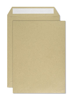 Koperty listowe C5 HK brązowe biurowe 500szt pasek - Netuno