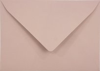 Koperty ozdobne gładkie B6 NK różowe Keaykolour Old Rose 120g 25 szt. - na pastelowe zaproszenia kartki okolicznościowe vouchery