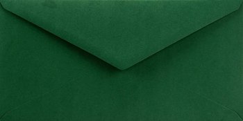 Koperty ozdobne gładkie DL NK c. zielone Sirio Color Foglia 115g 25 szt. - na zaproszenia w stylu boho laurki dla dzieci - Netuno