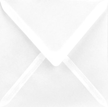 Koperty ozdobne gładkie transparentne z kalki kwadratowe NK białe Golden Star 110g 25 szt. - na zaproszenia ślubne kartki okolicznościowe vouchery - Netuno