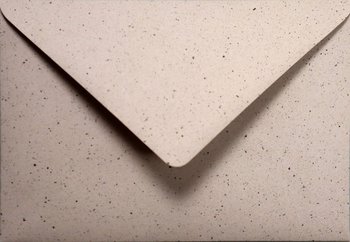 Koperty ozdobne z wtrąceniami ekologiczne B6 NK beżowe Crush Cocoa 120g 25 szt. - na papeterię w stylu ekologicznym - Netuno